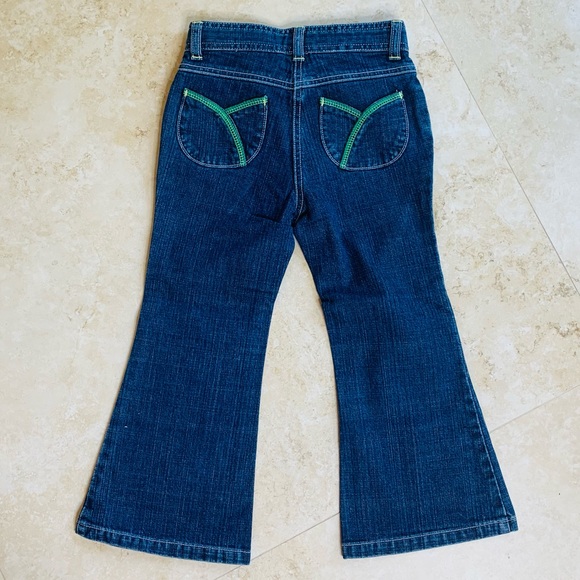 GYMBOREE PREP CLUB Turtle Ribbon Belt Denim Jeans - Picture 2 of 9